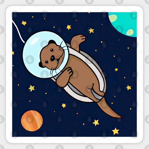 OtterSpace Fun Illustration Sticker by SubtleSplit